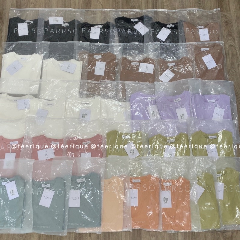 Áo thun tăm bozip tone pasel