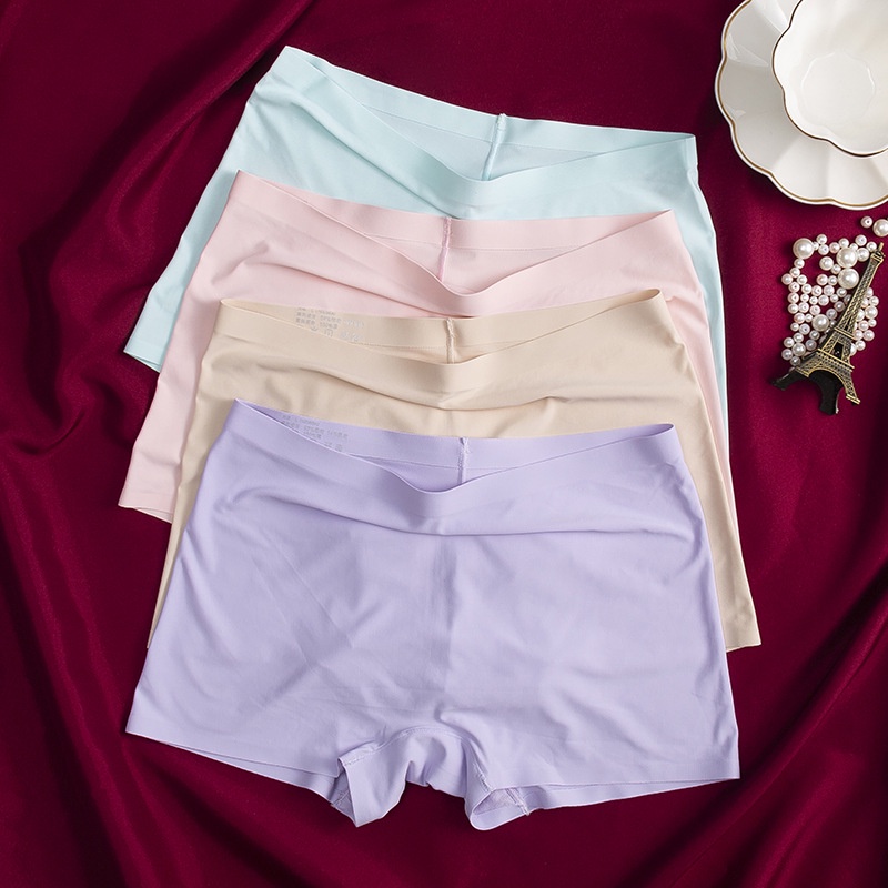 Quần Boxer Cotton Lụa Co Giãn Thoải Mái Dành Cho Nữ