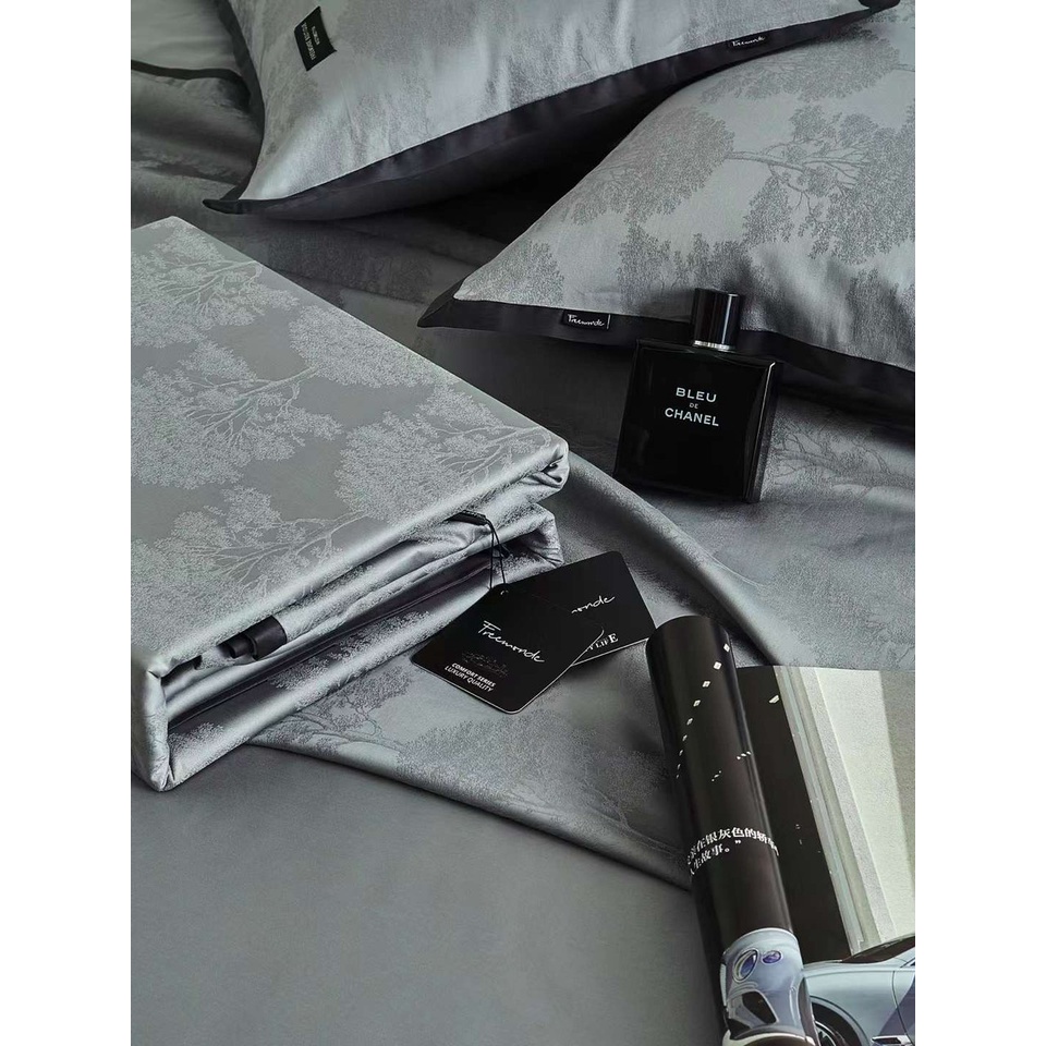 [CAO CẤP] Bộ chăn ga gối ga giường lụa silk 100s luxury mới nhất, hàng loại 1 nhập khẩu, lụa tencel 100s họa tiết link 2