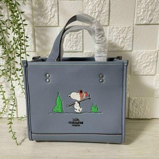 Túi tote Coach X Peanuts Bag