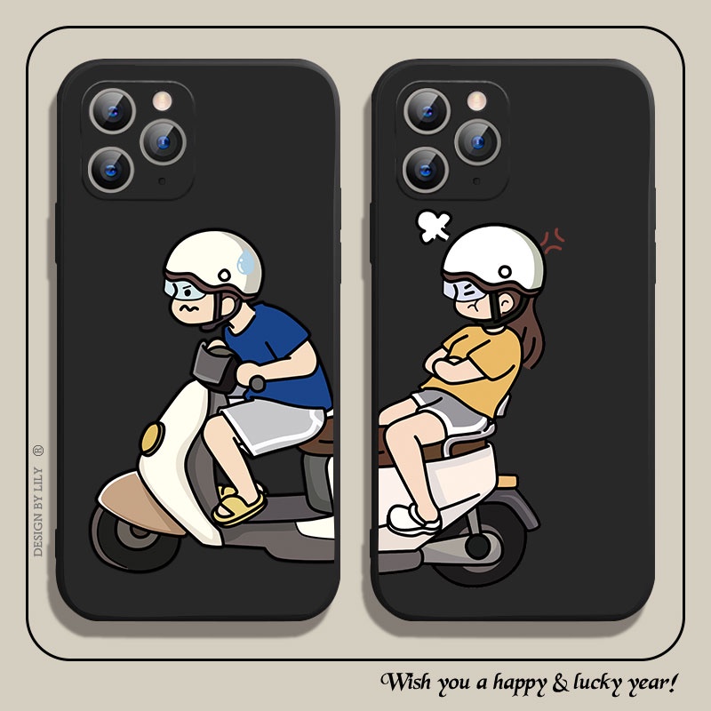 Ốp Điện Thoại Silicone Mềm Họa Tiết bike Cho iPhone 14 13 12 11 XS Pro Max Mini iPhone X XR 8 7 6 6S Plus 5 5S