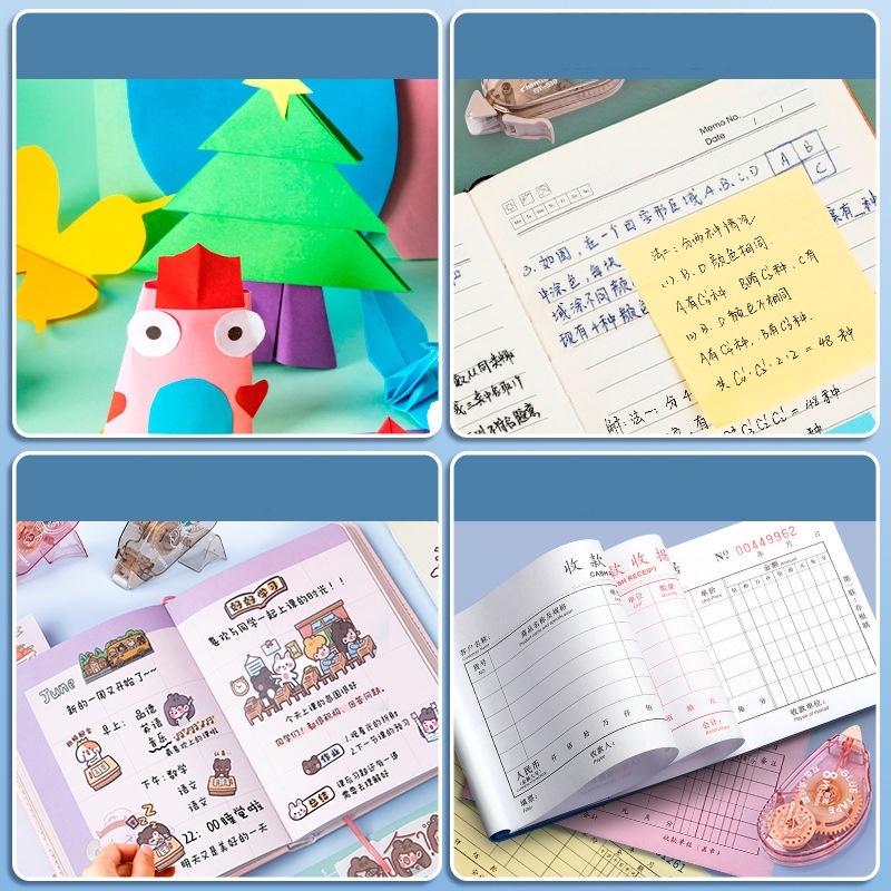 Cuộn Băng Keo Hai Mặt 4 / 6 / 8M Họa Tiết Nghệ Thuật Dùng Trang Trí Sổ Tay / Văn Phòng / Trường Học