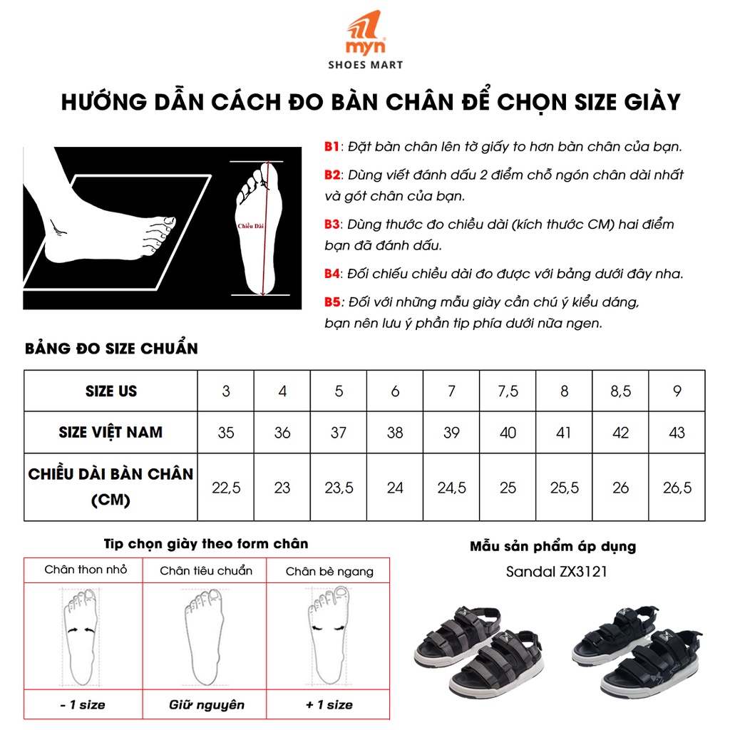 Sandal ZX 3121 nam nữ Raccoon Ver 1