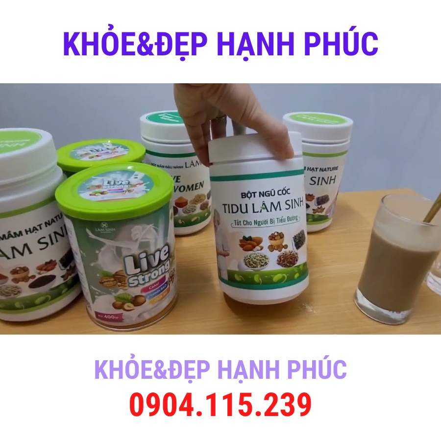 [ Hỗ trợ người tiểu đường ] Bột Ngũ Cốc Tidu Lâm Sinh – 450g/hộp