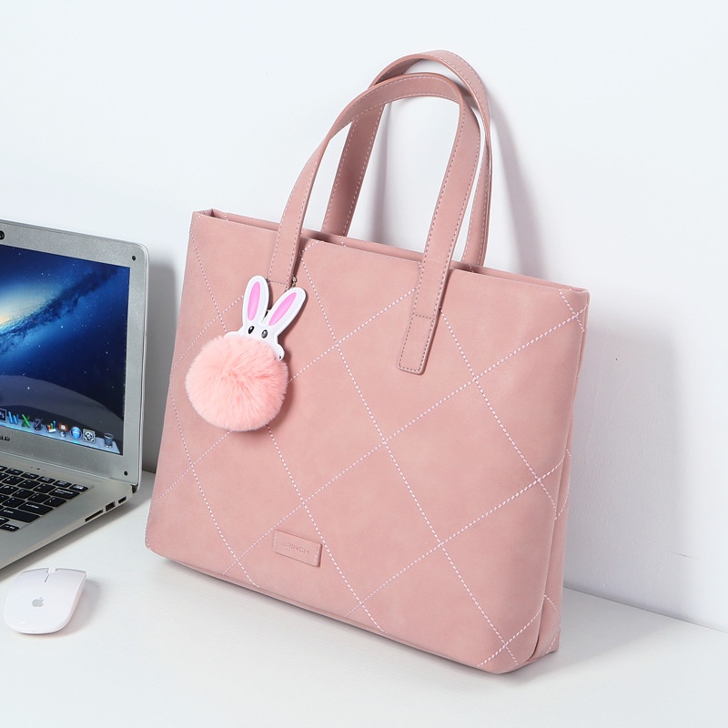 Túi đựng laptop 13 inch 14 icnh 15.6 inch Gmoonti -Tặng kèm thỏ bông xinh xắn -M210