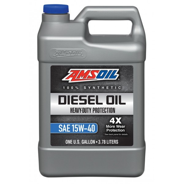 Dầu Nhớt Xe Hơi Amsoil Heavy-Duty Synthetic Động Cơ Diesel 15W-40 3.78L