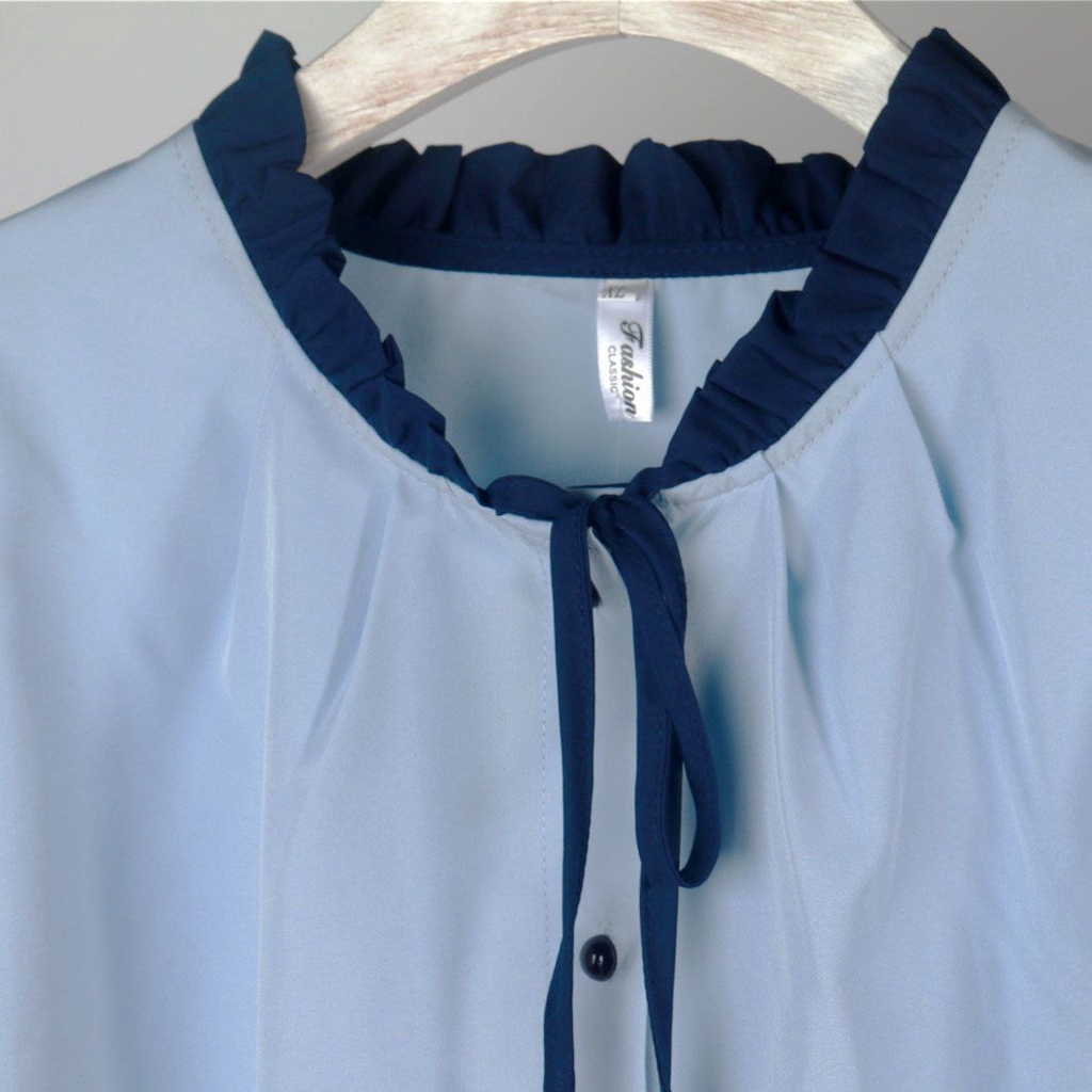 Áo Sơ Mi Selvedge Dáng Rộng Phong Cách Hàn Quốc Thời Trang Mùa Thu 2022 Cho Nữ