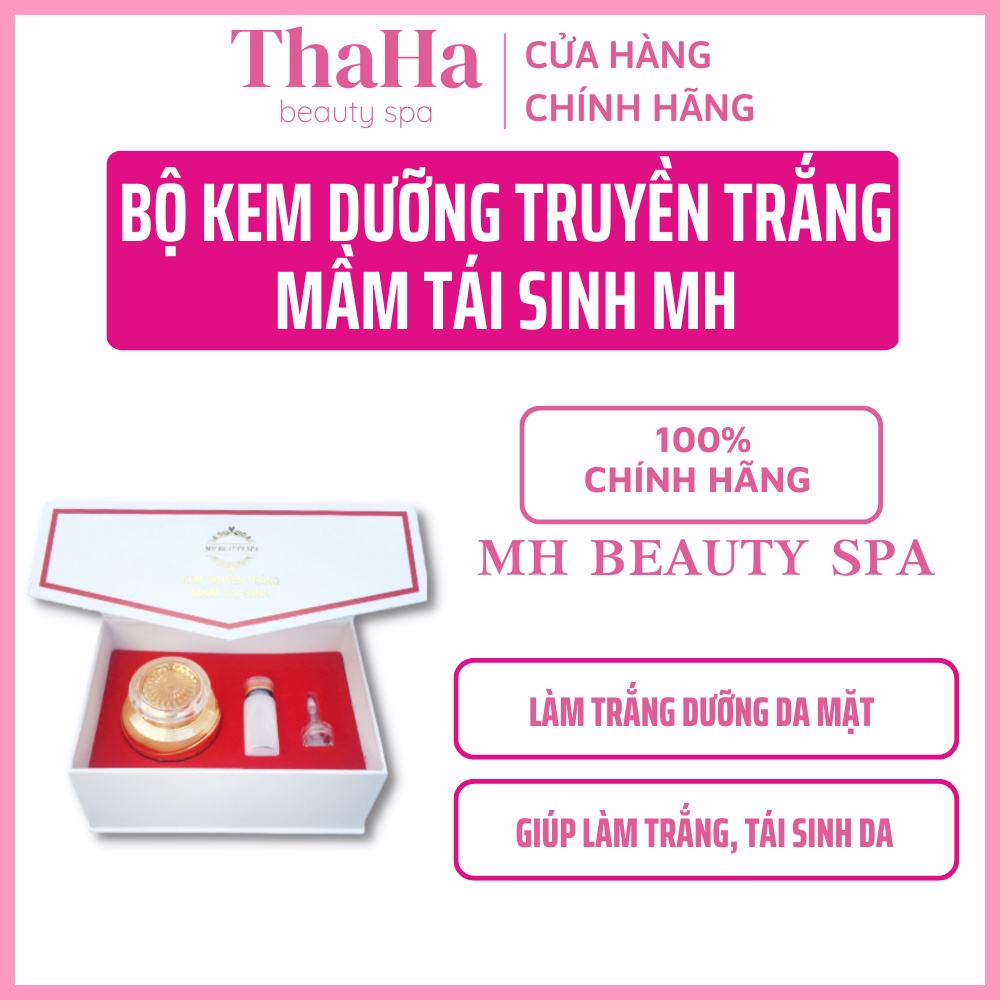 Bộ Kem Dưỡng Truyền Trắng Mầm Tái Sinh MH Beauty Spa, Làm trắng dưỡng da mặt giúp làm trắng, tái sinh da
