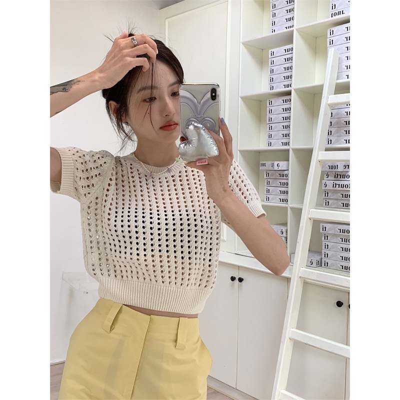 Áo Thun Tay Ngắn Thời Trang Hàn Quốc Cá Tính Cho Nữ