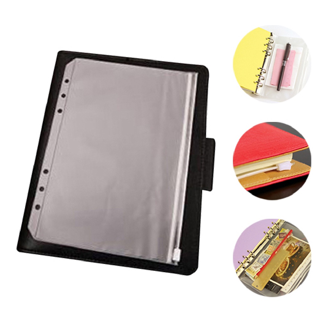 Túi Đựng Sổ Tay Nhật Ký Bằng PVC Có Khóa Kéo Tiện Dụng