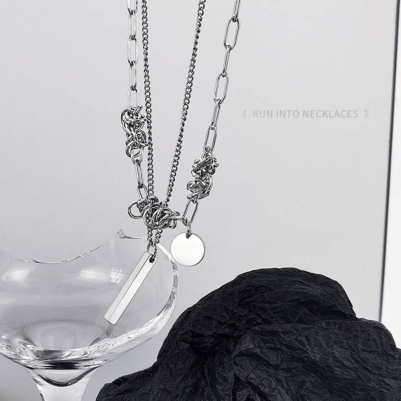 Vòng cổ không đen không rỉ 2 dây