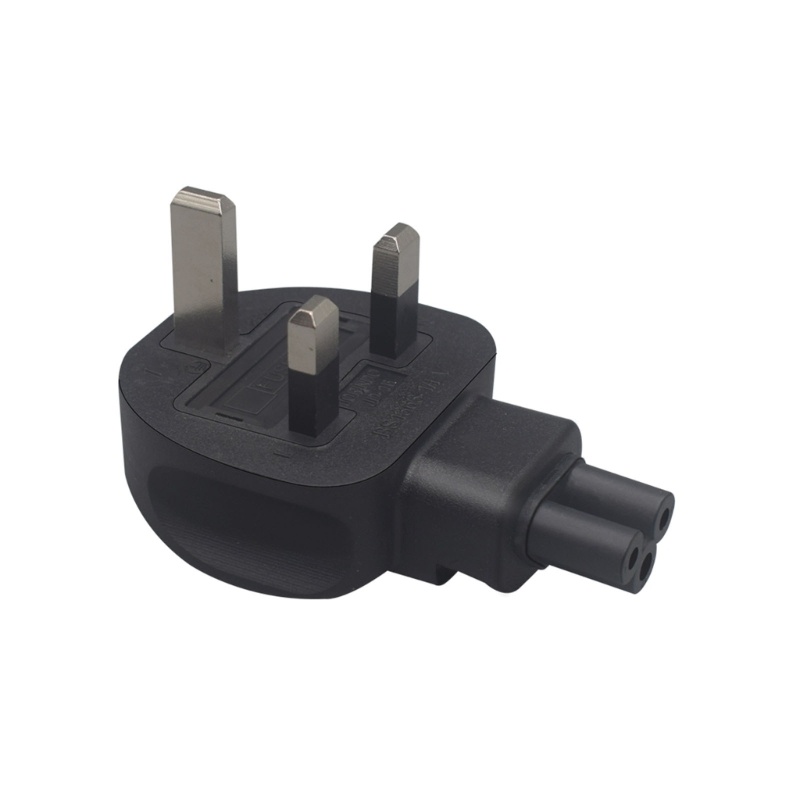 Bộ Chuyển Đổi Nguồn UK BS1363 13A 3 Chấu Sang IEC C5 AC Cho Notebook