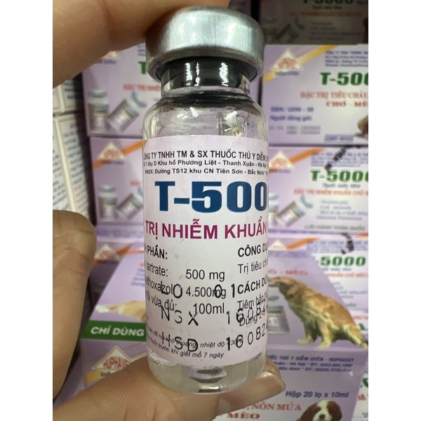 T5000 - cho chó mèo tiêu chảy, nôn ói