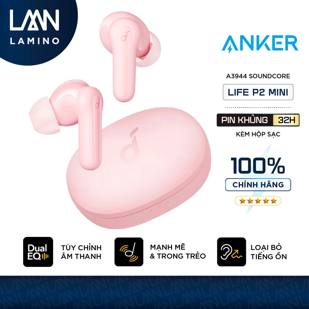 Tai nghe không dây SOUNDCORE  Life P2 Mini True Wireless  - A3944 LAMINO