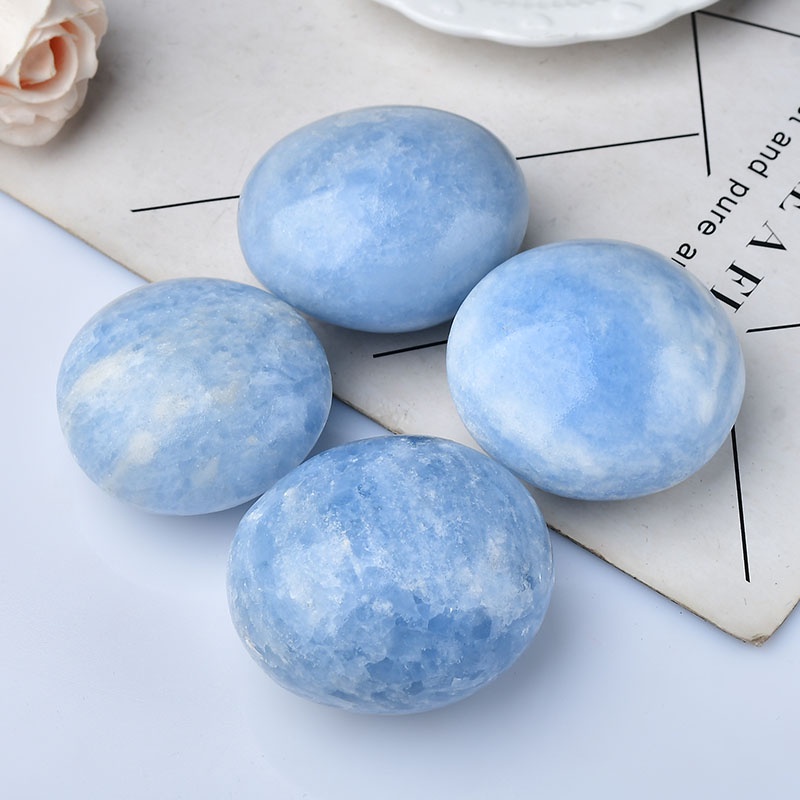 Đá Thạch Anh Tự Nhiên kyanite palm reiki Dùng Trang Trí Nhà Cửa