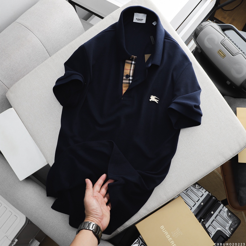 Áo thun polo thời trang, áo thun cổ trụ nam, mắt vải cá mập xịn mịn, logo thêu siêu nét 20223