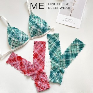 Bộ lót ren sexy nữ mút mỏng không gọng áo bra quả nhỏ quần lọt khe chữ Y nâng mông cao cấp MElingerie & Sleepwear