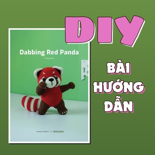 Diy, bài hướng dẫn móc thú nhồi bông, gấu trúc đỏ red panda