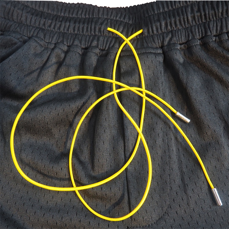 Quần Short Thể Thao Phối Lưới Màu Cầu Vồng Phong Cách Đường Phố Mùa Hè Cho Nam