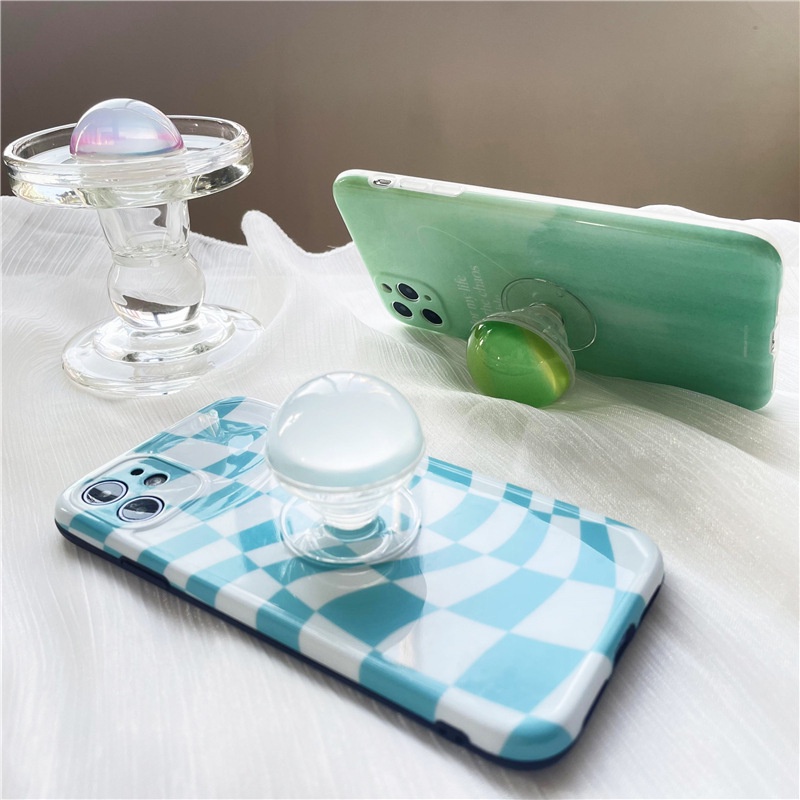 Giá Đỡ Điện Thoại Hình Tròn Họa Tiết Kẹo Mút Thời Trang DIY