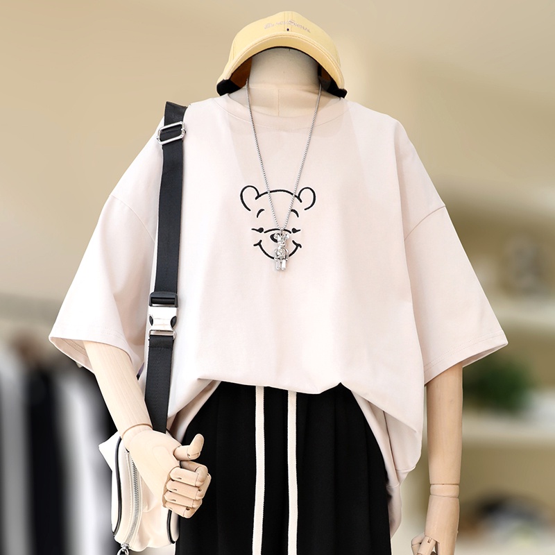 Áo thun NRVP 100% cotton tay ngắn thời trang cho nam và nữ plus size