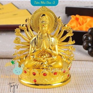 Tượng phật bà quan âm nghìn tay, tượng phật bà quan âm hai mặt để xe ô tô của tiệm nhà dứa