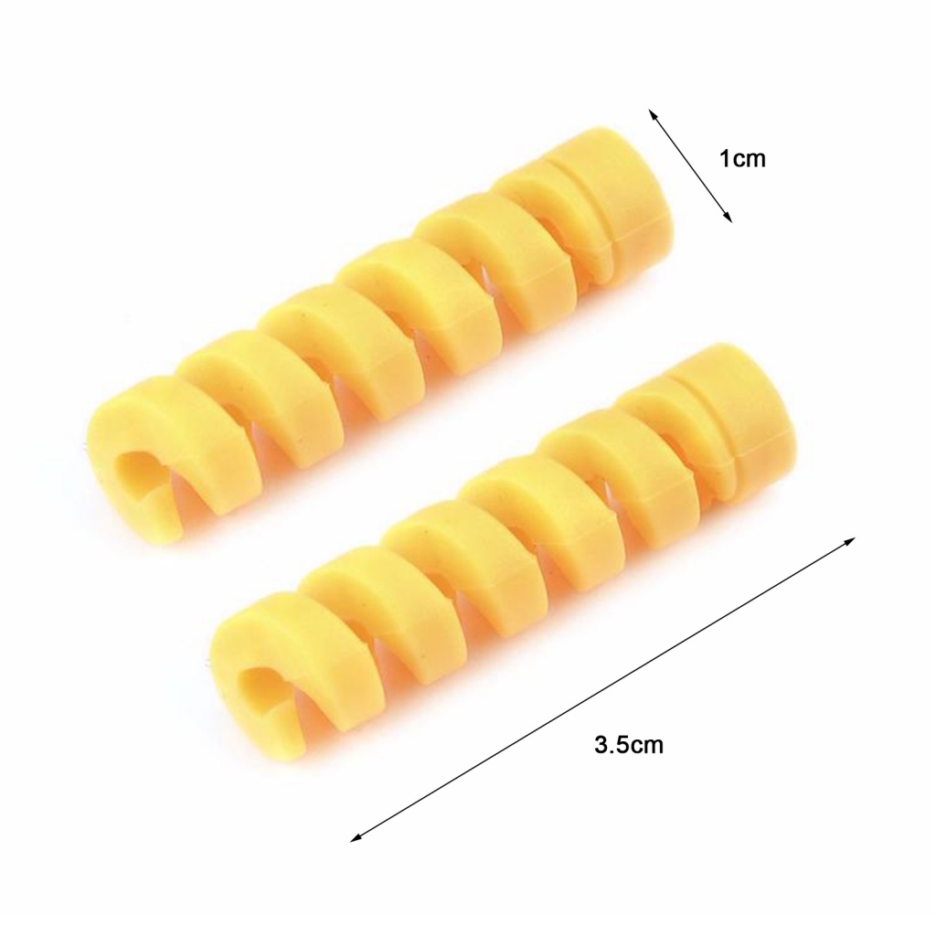 Cặp dây quấn bảo vệ dây cáp sạc LENOVO sunflower bằng nhựa bền bỉ cho điện thoại / máy tính / laptop