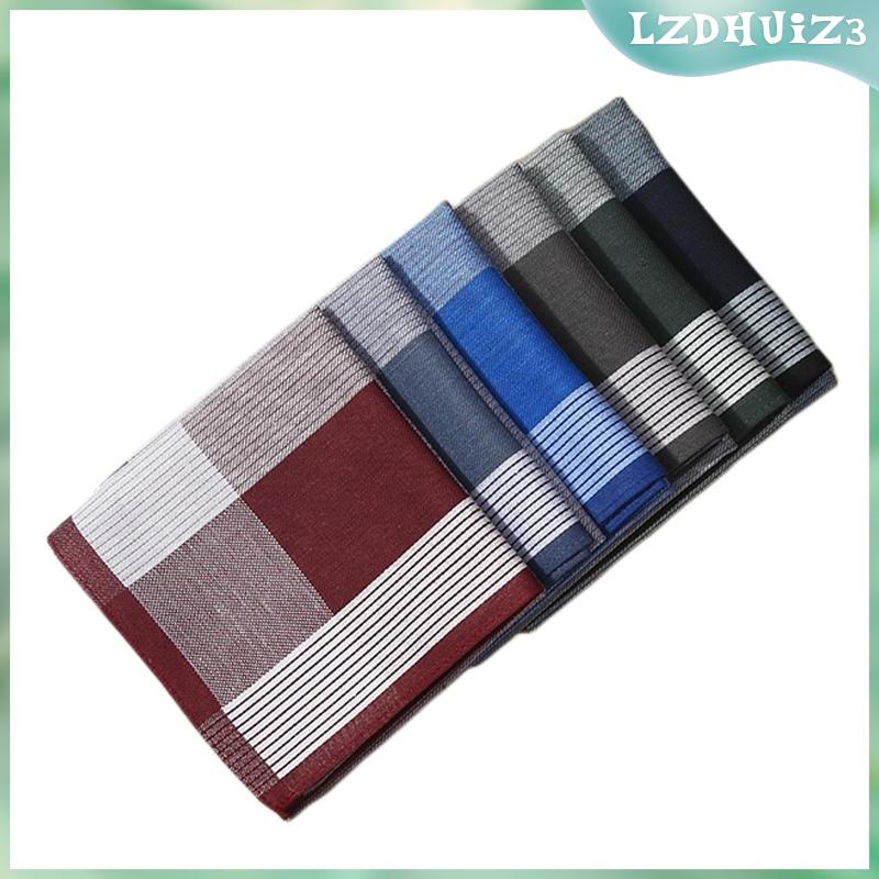 6 Khăn Lau Thấm Mồ Hôi Hình Vuông Bỏ Túi Hanky Cho Nam Lễ Kỷ Niệm Grandfathers