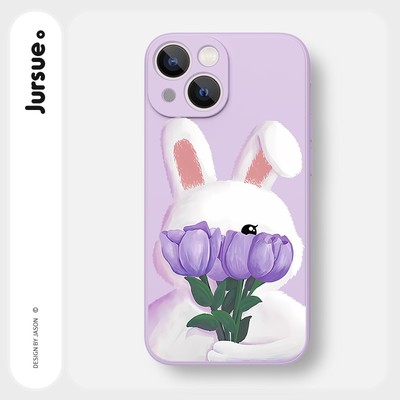 Ốp lưng JURSUE mềm chống sốc hình dễ thương đẹp độc lạ Cho iPhone 16 15 14 13 12 11 Pro Max SE 2020 X XR XS ip 8 7 Plus Y2899