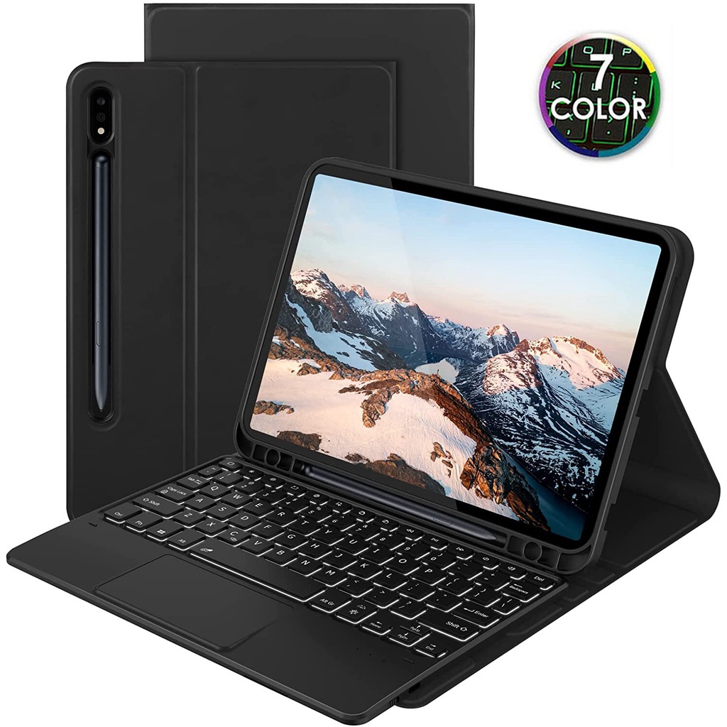 Bao Da Máy Tính Bảng Có Bàn Phím Cảm Ứng Tự Động Thức / Ngủ 2020 Cho Samsung Galaxy Tab S8 10.5 2022 2022 S6 Lite 2020 / S8 11 "2022