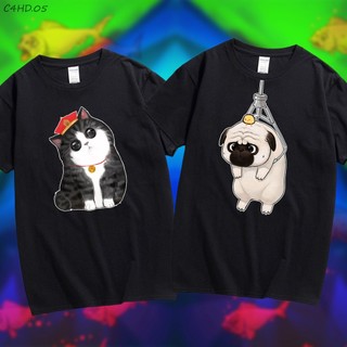 áo thun cặp cotton mềm hình in cute áo đôi C4HD.05