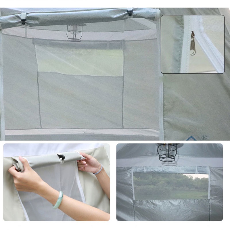 Lều Cắm Trại Bơm Hơi Dày Dặn Chống Nắng Mưa Và Gió LOCO