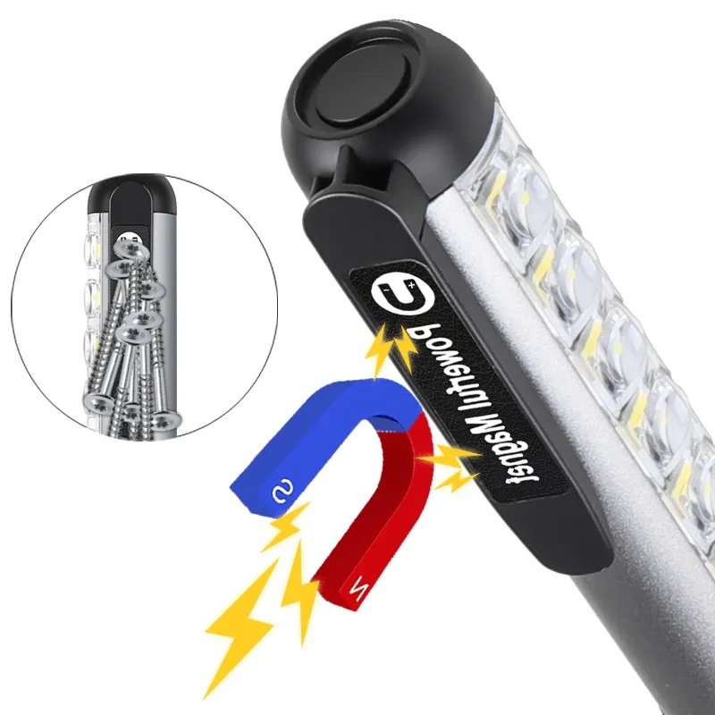 Đèn Pin LED COB + XPE Cầm Tay Mini 4 Chế Độ Kèm Kẹp Chống Thấm Nước Kèm Sạc USB Tiện Dụng Mang Theo Du Lịch / Leo Núi