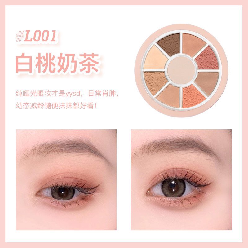 Bảng Phấn Mắt Trang Điểm 9 Ô Color School Vitality Pocket Eyeshadow Palette