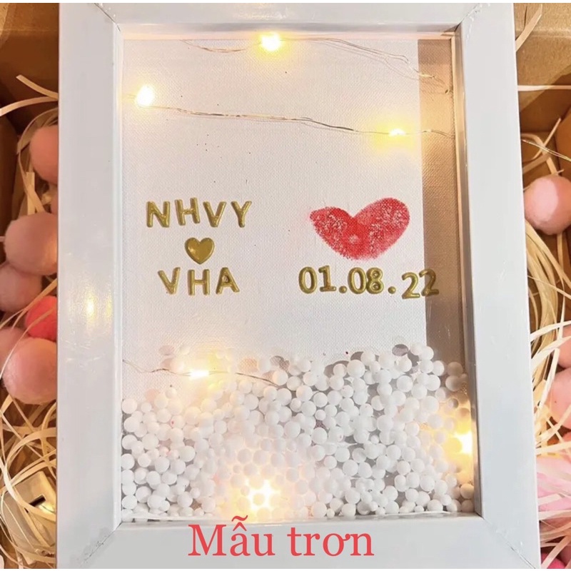 Khung in dấu tình yêu, khung in dấu vân tay tình yêu