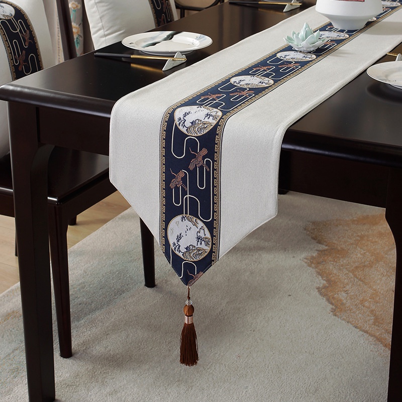 Khăn Trải Bàn Cotton Lanh Chống Bụi Trang Trí Nội Thất Ốp