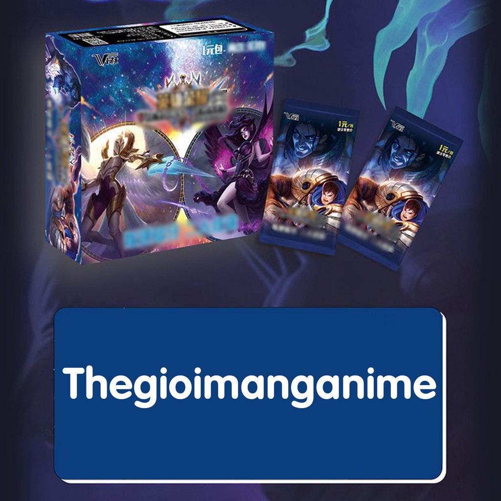 (FULL BOX - M15) Hộp ảnh thẻ LOL Liên minh huyền thoại chibi gacha card nhân phẩm anime game mẫu mới siêu hot sưu tầm