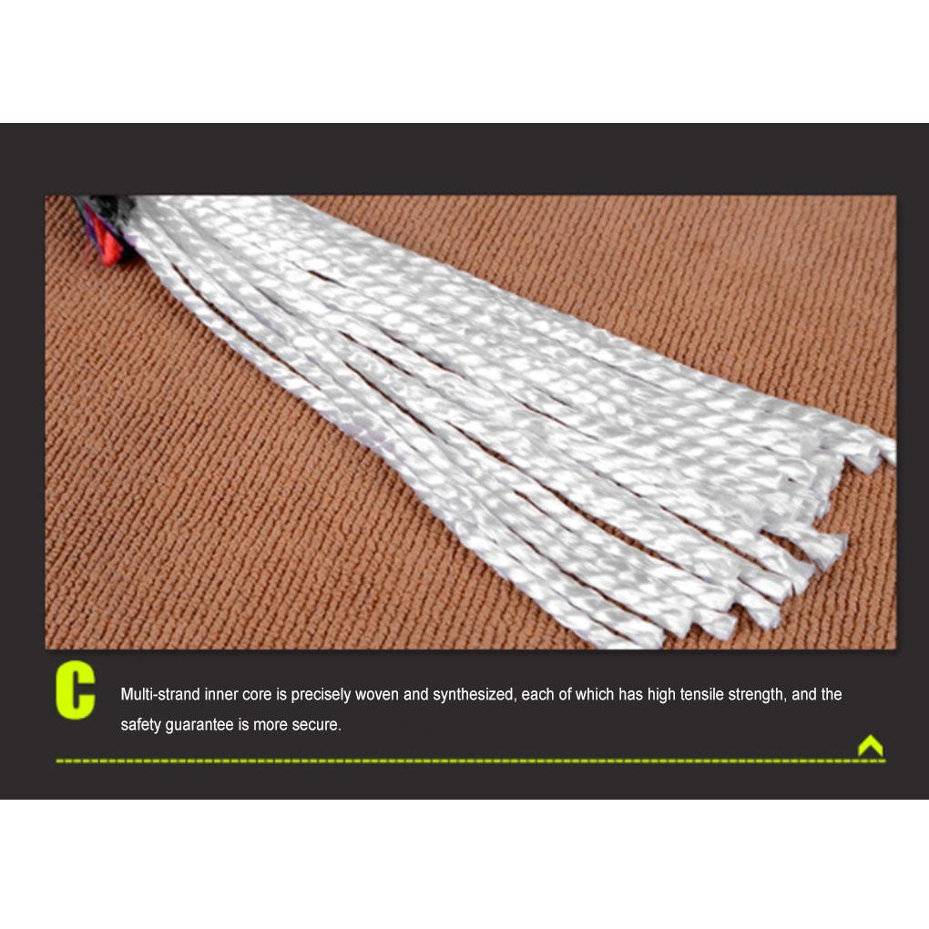 Dây Thừng Leo Núi Chống Mòn Đường Kính 8mm Kèm Móc Tiện Dụng