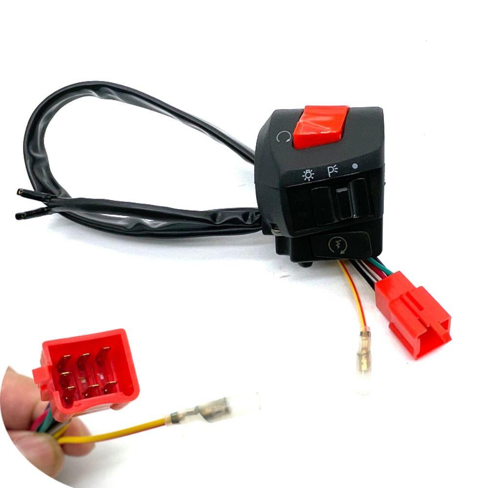 MAG Phụ Kiện Công Tắc Còi Báo Hiệu Gắn Tay Lái Xe Mô Tô