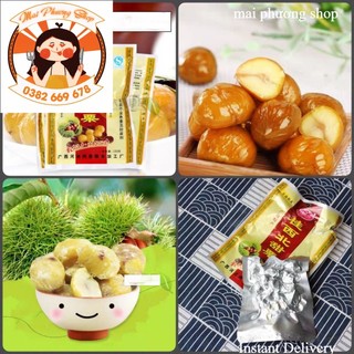 Hạt dẻ tẩm mật ong đặc sản Trùng Khánh 100g - hạt dẻ mật ong ăn vặt Trung Quốc