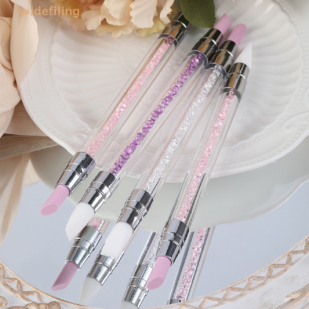 1 Cây Bút Silicone Hai Đầu Đính Đá Trang Trí Móng Tay Nghệ Thuật