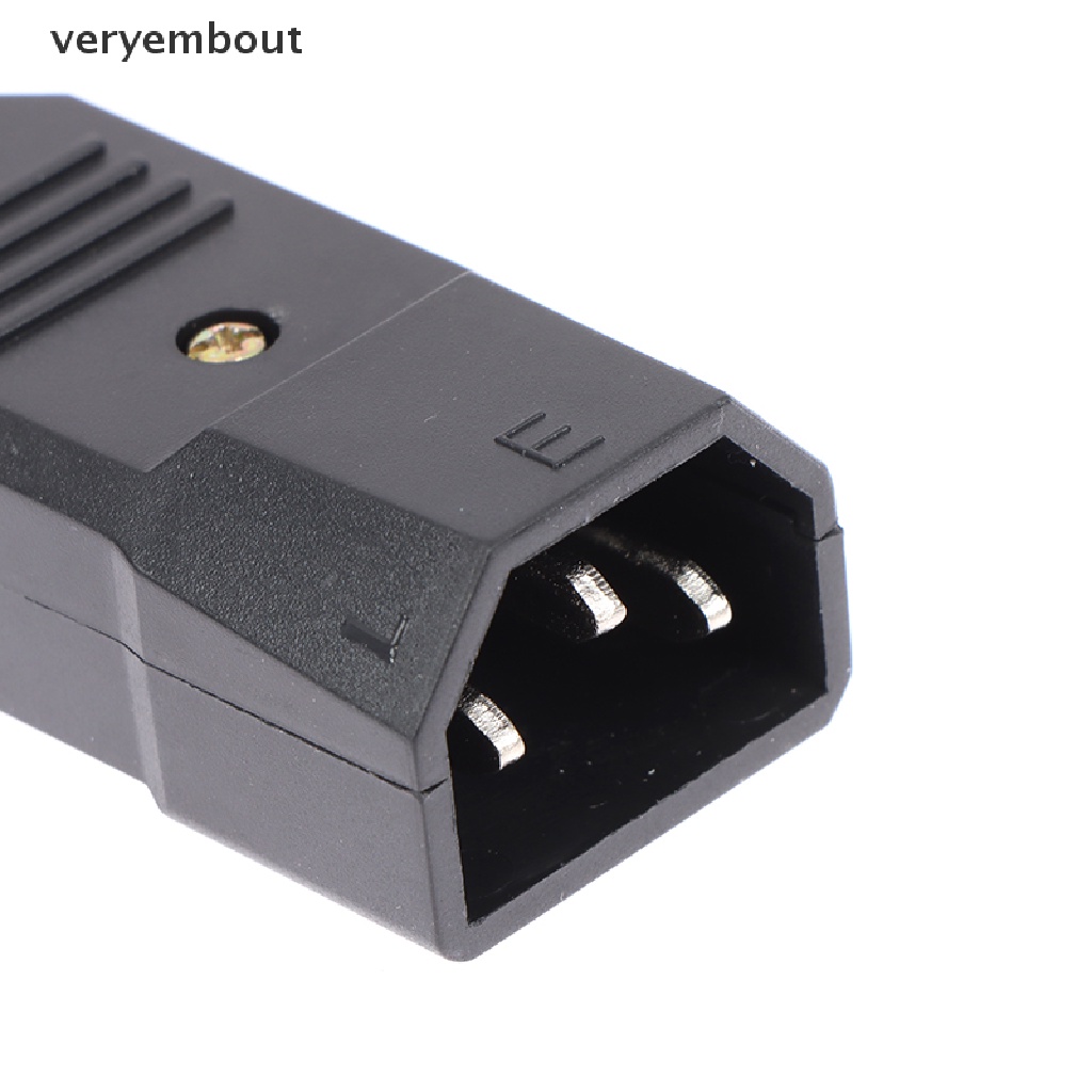 Đầu Nối Phích Cắm C13 C14 16A 250V 3 Chấu Tiện Dụng