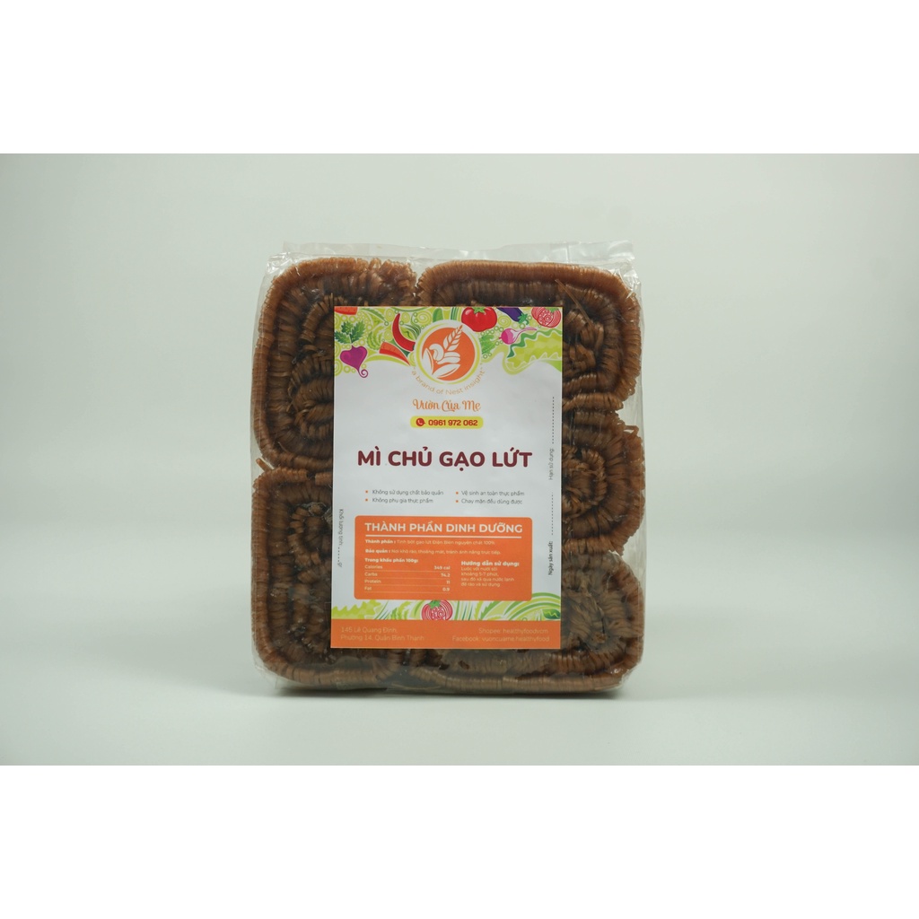 Mì chũ gạo lứt - Hủ tiếu gạo lứt ăn kiêng giảm cân Healthy Food Vườn Của Mẹ tốt cho sức khoẻ