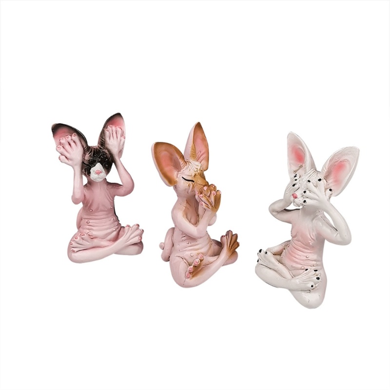 Khuôn Silicone Làm Nến Thủ Công Hình Chú Mèo Ngồi Thiền Mojito Để Bàn Trang Trí