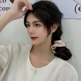 Phụ Kiện Tóc Cột Tóc Scrunchies Handmade Lụa Mềm Chun Co Giãn Bảo Vệ Tóc 2023