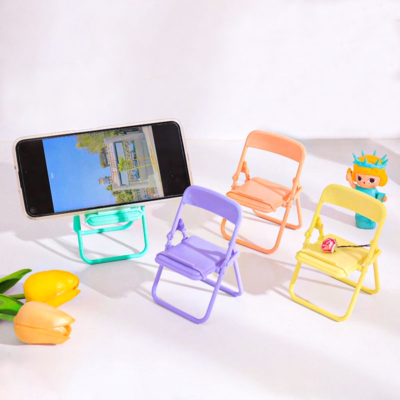 Giá Để Điện Thoại Hình Ghế, Đỡ Điện Thoại Xem Phim Gấp Gọn Siêu Cute