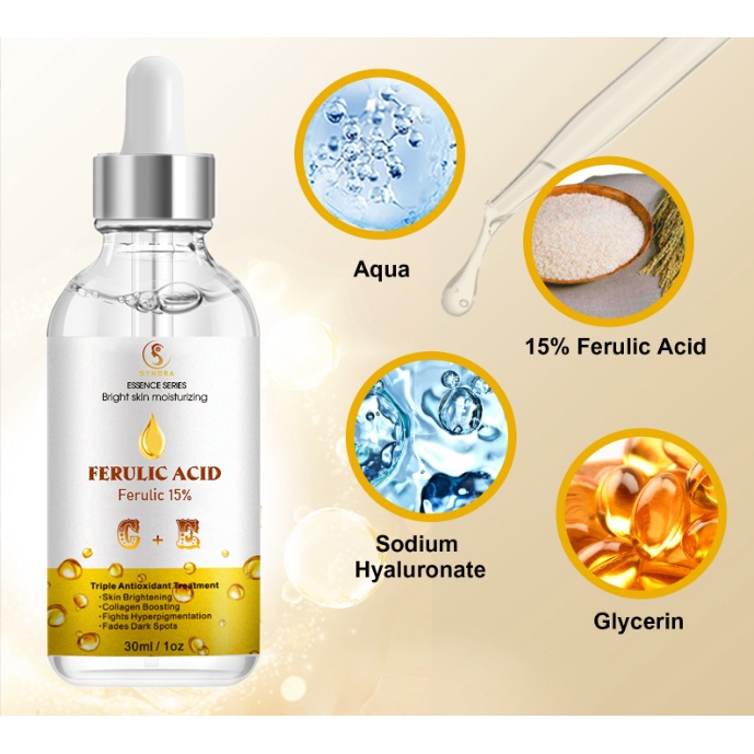Serum Vitamin C + E 30ml mờ thâm, sáng da căng bóng an toàn, hiệu quả Shine 30ml