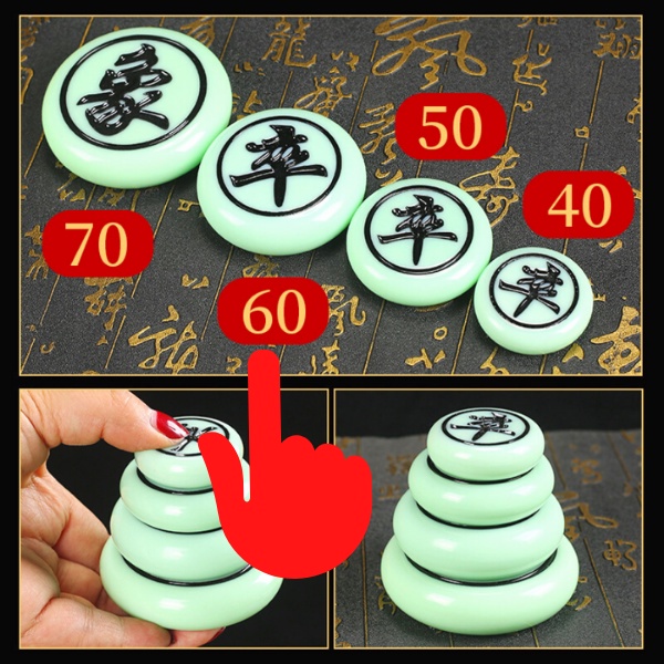 Cờ tướng cao cấp bằng Ngọc Trắng nguyên khối siêu cong cạnh Siêu đẹp Siêu sang Siêu Bền size 40-50-60-70