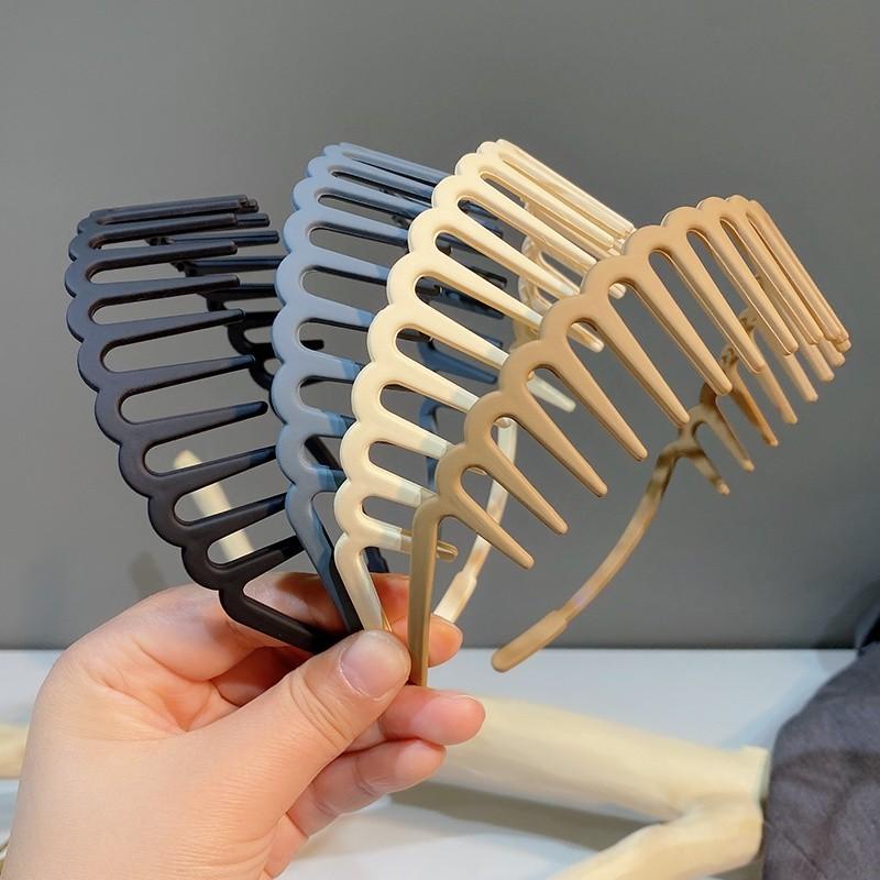 Cài Tóc Nhựa Răng Trơn Giữ Chặt Tóc Phụ Kiện Tóc Nữ Và Bé Gái Xu Hướng Thời Trang Hot Hàn Quốc