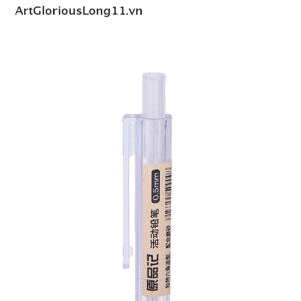 Bút Chì Bấm Bằng Nhựa Trong Suốt Ngòi 0.5mm Dành Cho Trẻ Em
